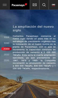 Versión mobile de Cemento Pacasmayo
